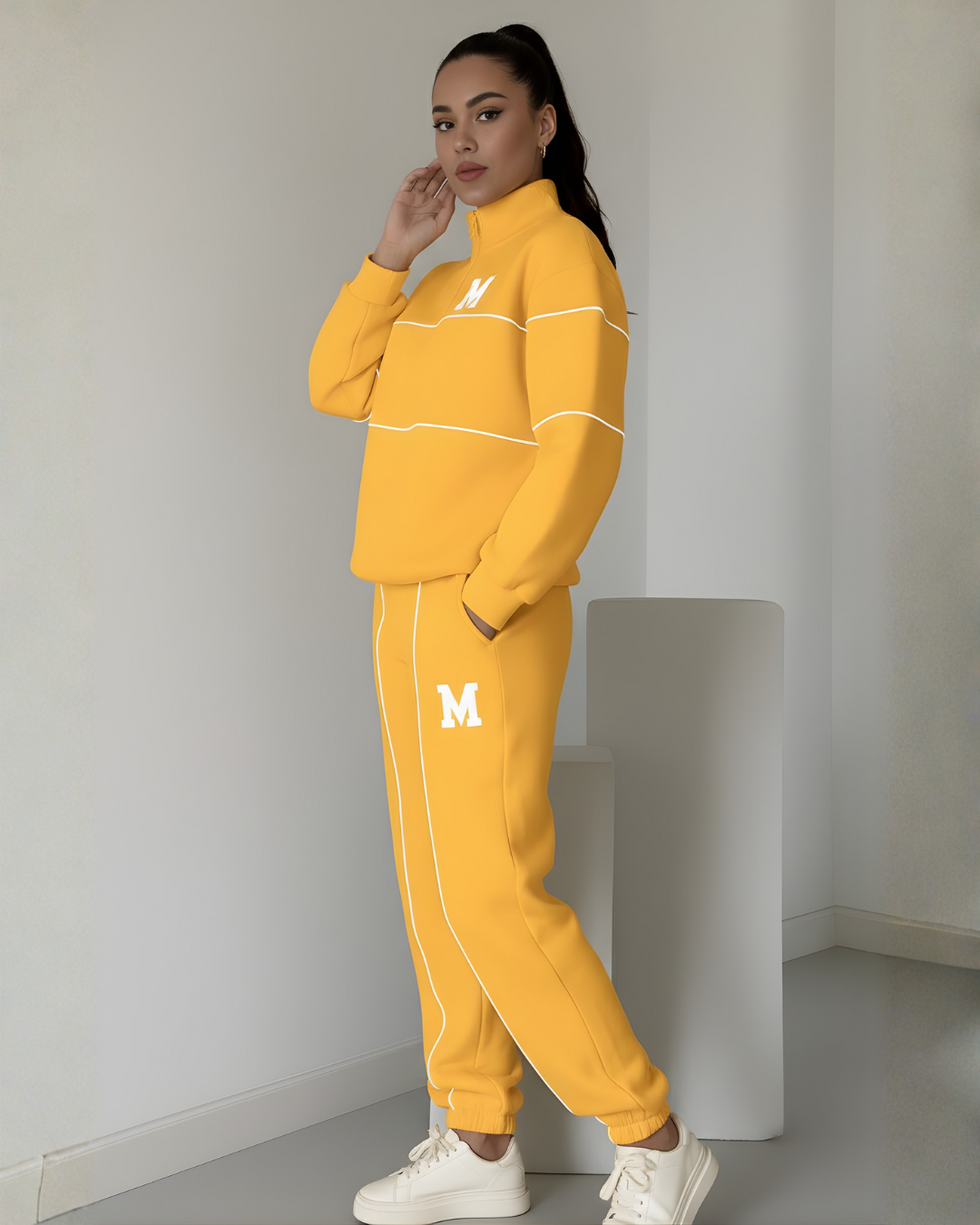 Conjunto Casual de Sudadera y Pantalón para Mujer