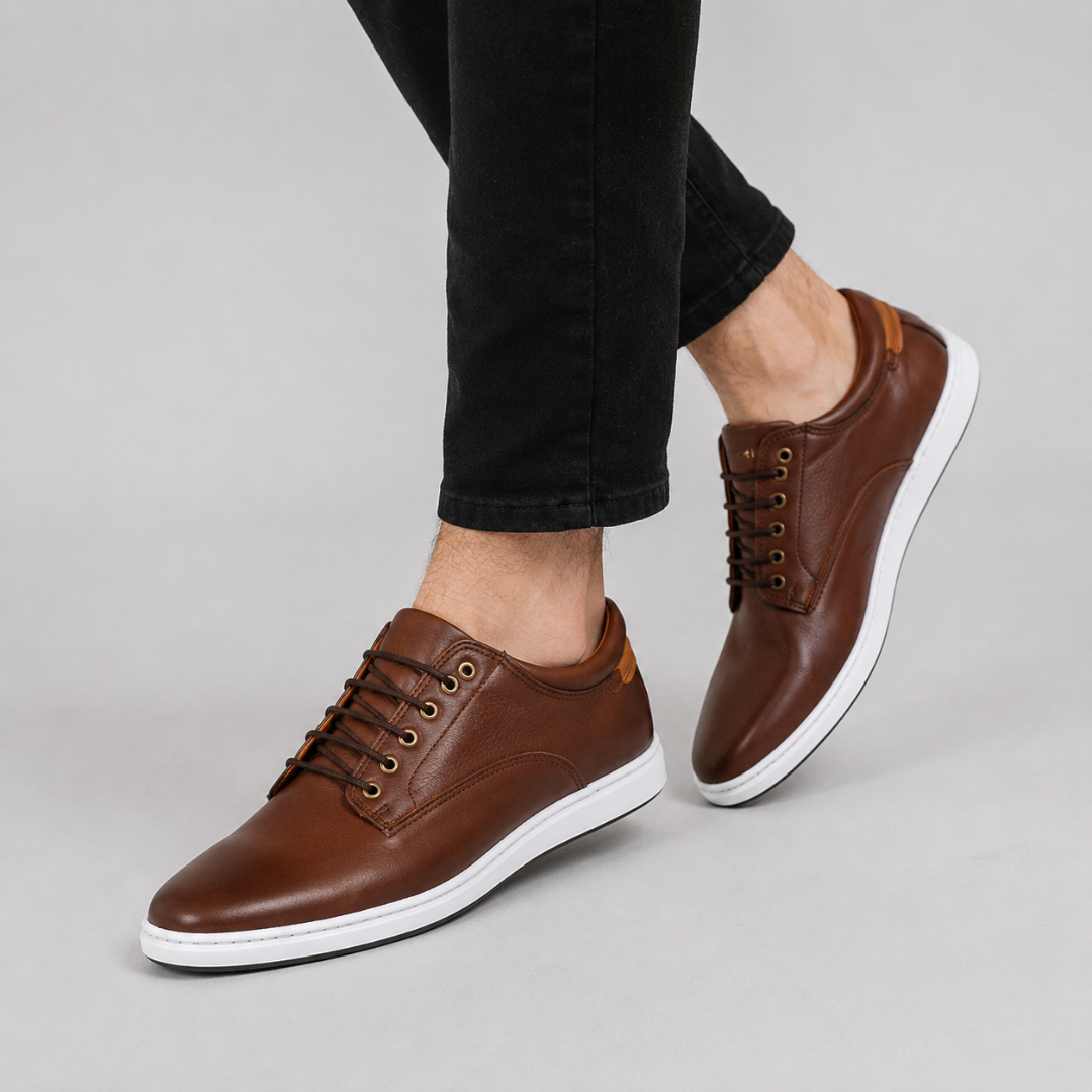 Zapato Clásico de Cuero Liso