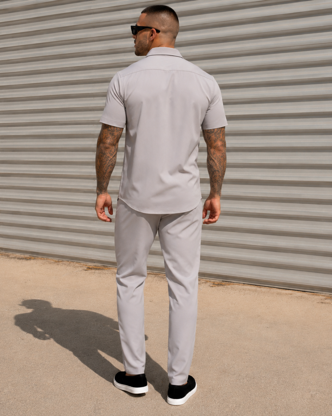 Conjunto Casual de Camiseta Manga Corta y Pantalón
