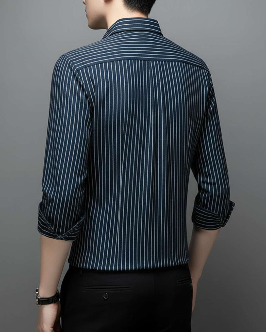 Camisa Casual a Rayas para Hombre®