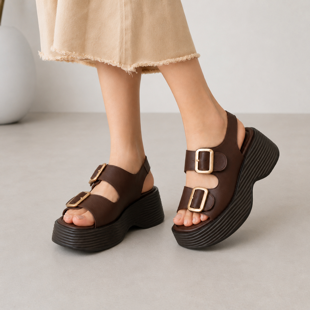 Sandalias de plataforma con hebillas®