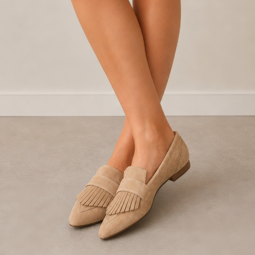 Mocasines de Ante con Suela Confort