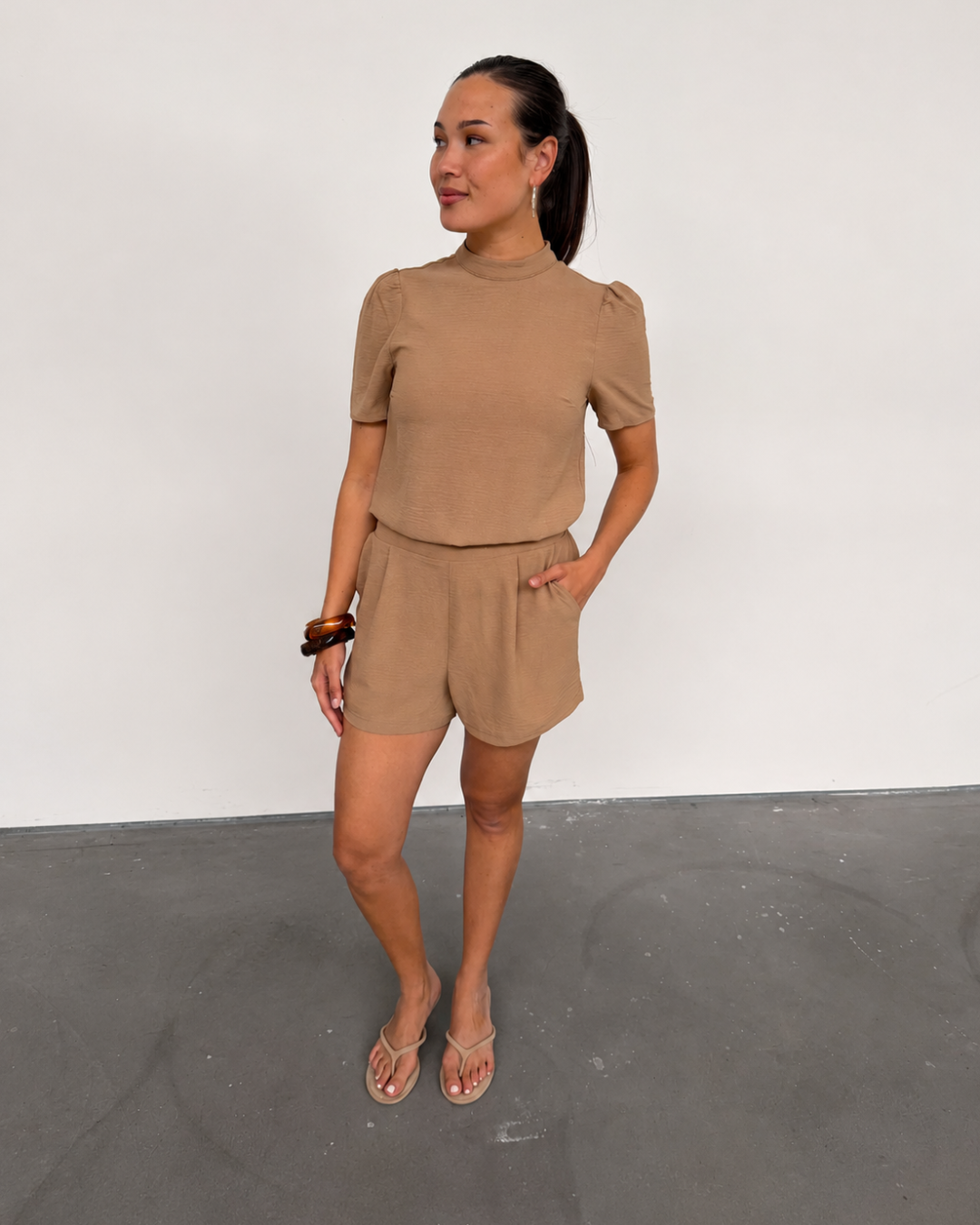 Short de Corte Relajado para Verano