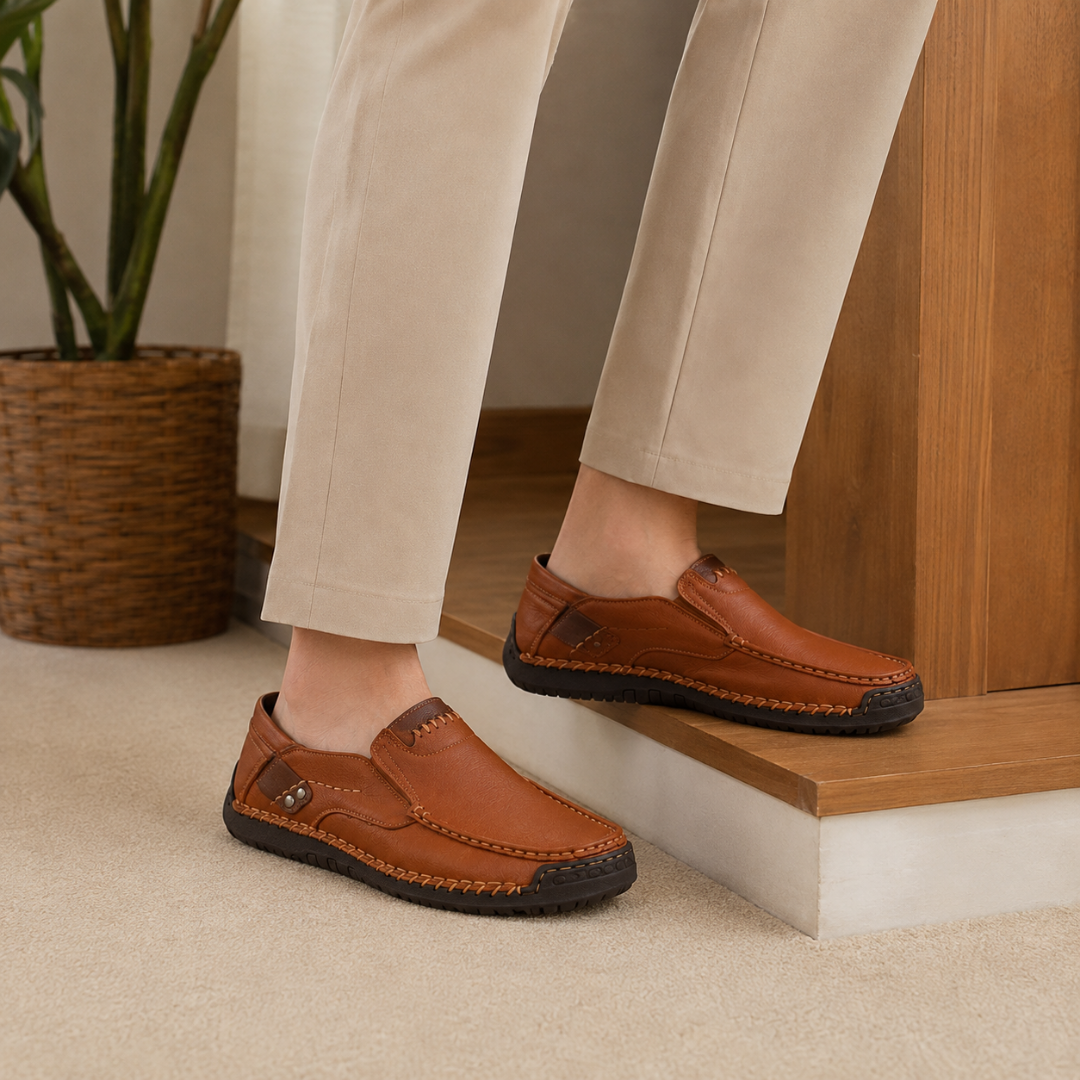 Mocasines Casuales con Costura Artesanal®