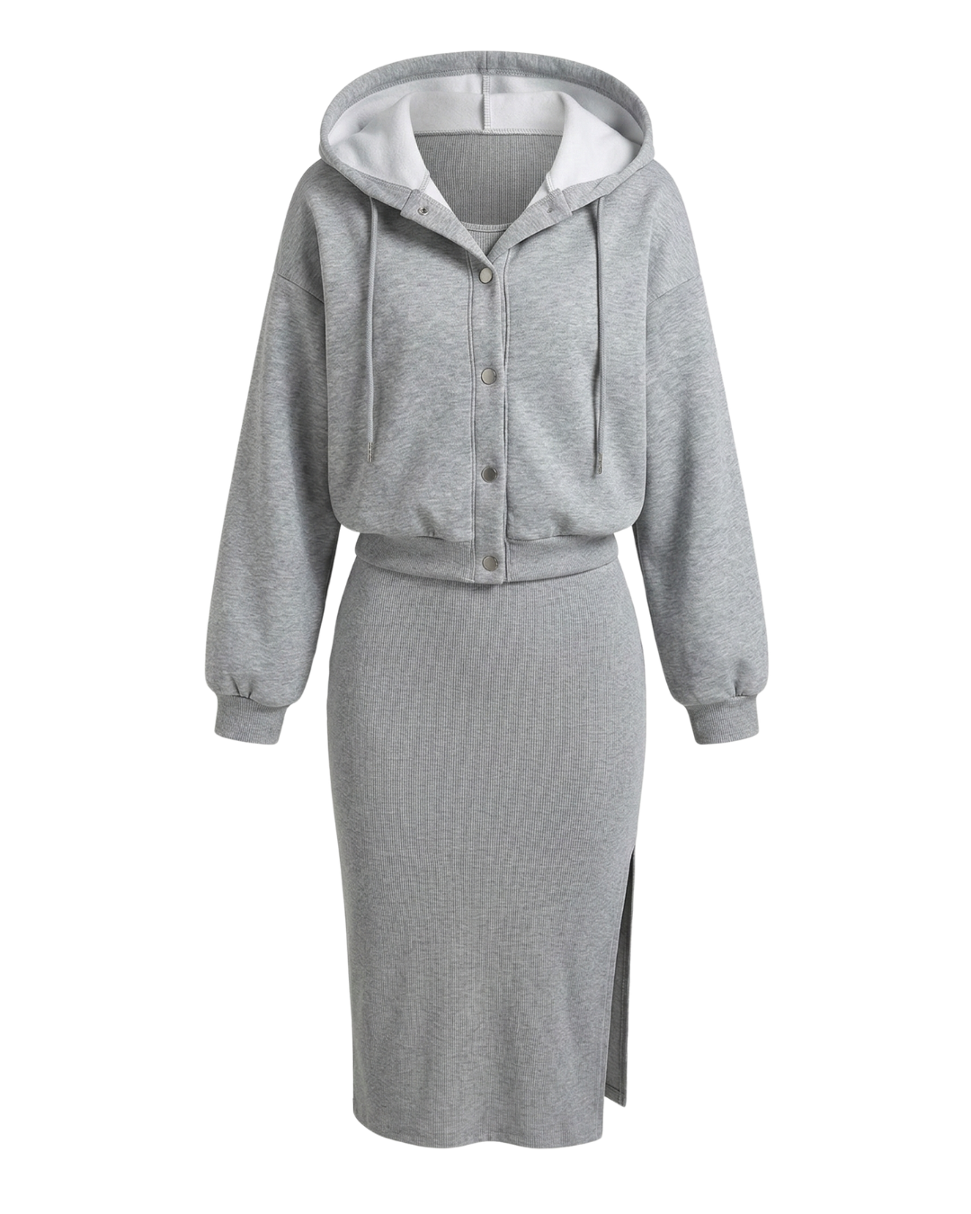 Conjunto de Sudadera con Capucha y Vestido para Mujer®