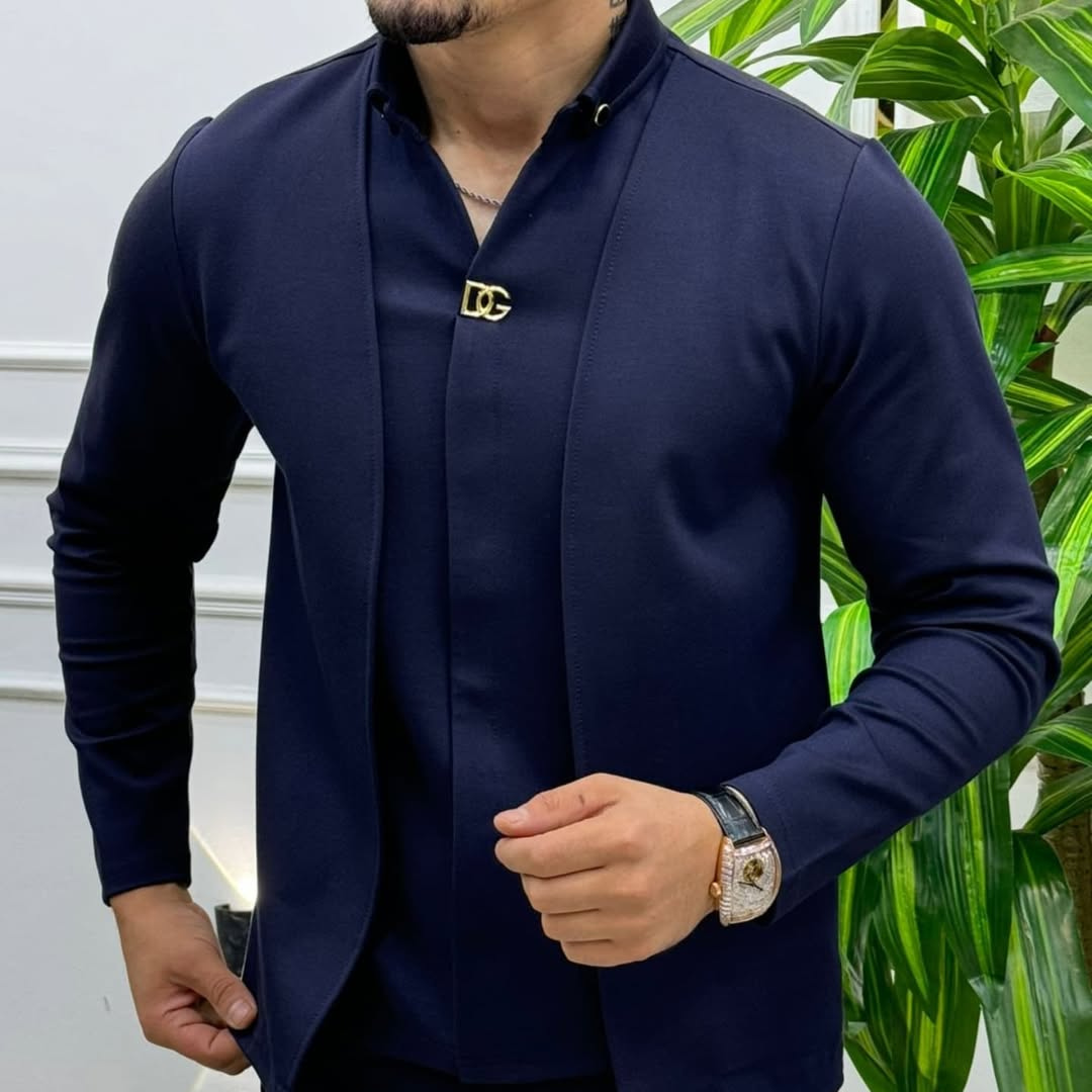 Chaqueta Moderna de Dos Piezas para Hombre