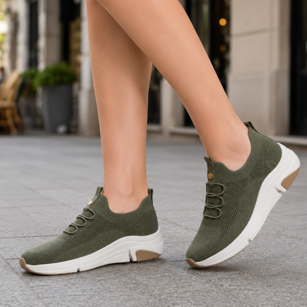 Zapatillas de Punto Transpirable con Suela Ligera