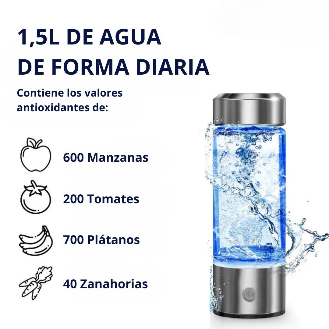 Botella Generadora de Hidrógeno Agua Ultra-Hidratante®