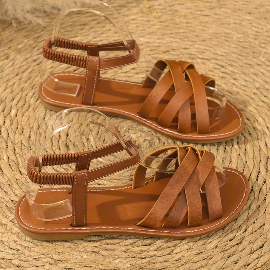 Sandalias Planas con Tiras Cruzadas®