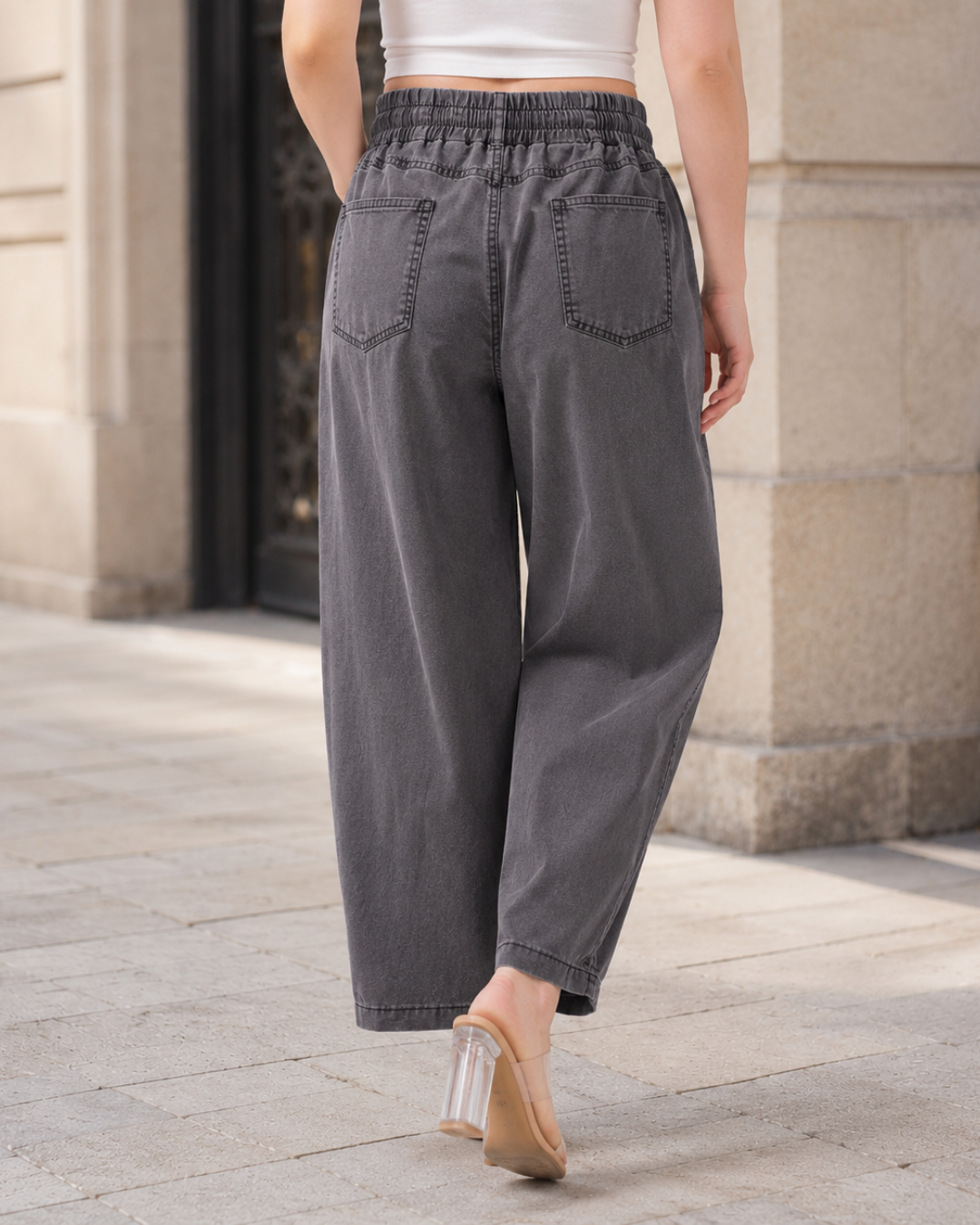 Pantalón Holgado con Cintura Elástica®