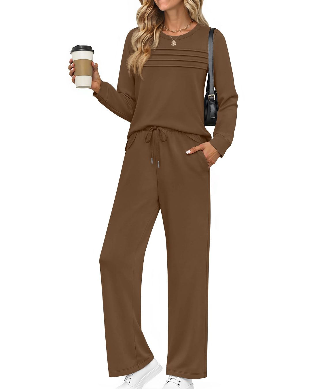 Conjunto de Suéter y Pantalón Casual®
