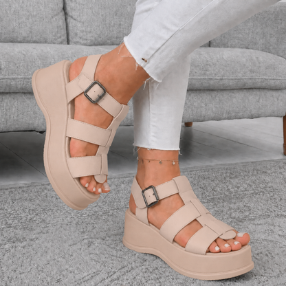 Sandalias con Estampado Animal®