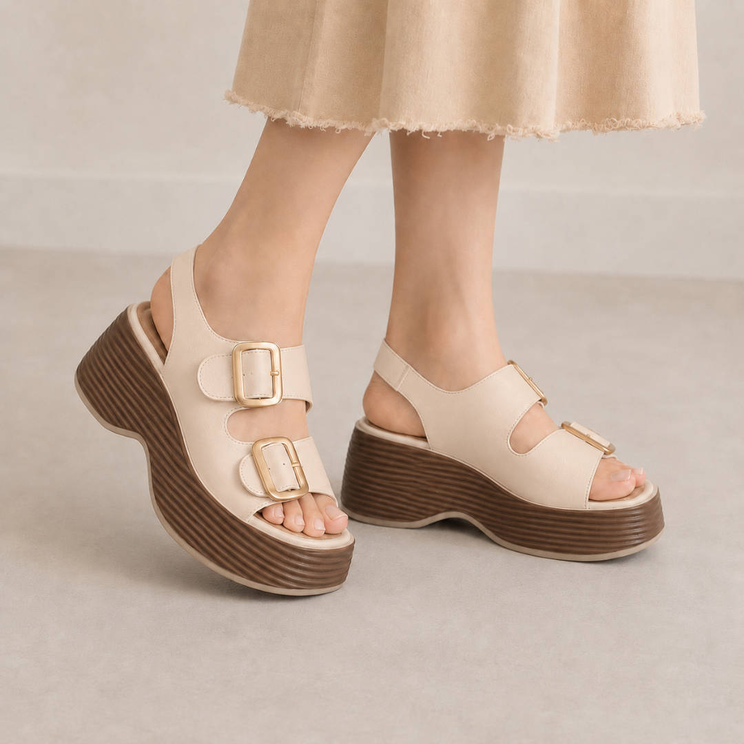 Sandalias de plataforma con hebillas®