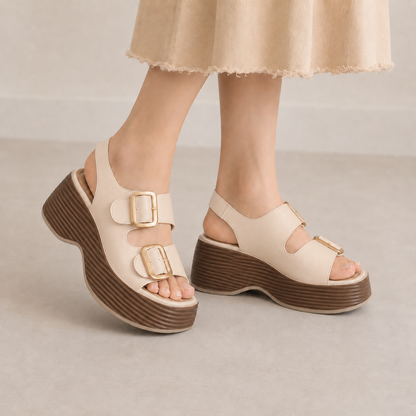 Sandalias de plataforma con hebillas®