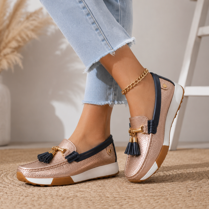 Mocasines de Piel con Plataforma