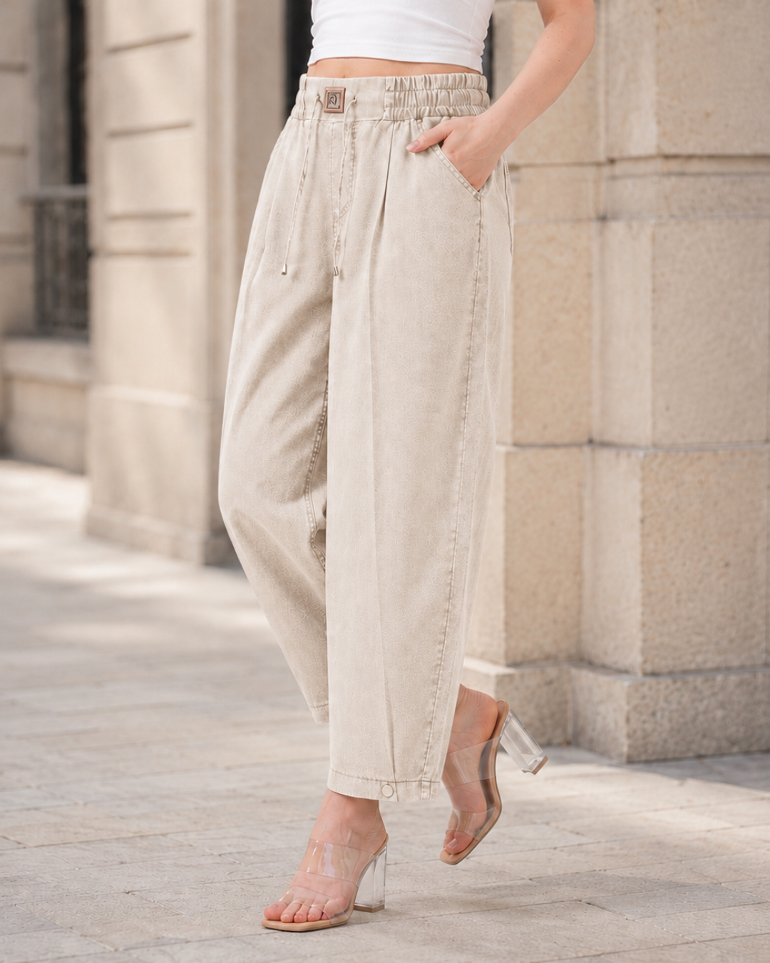 Pantalón Holgado con Cintura Elástica®