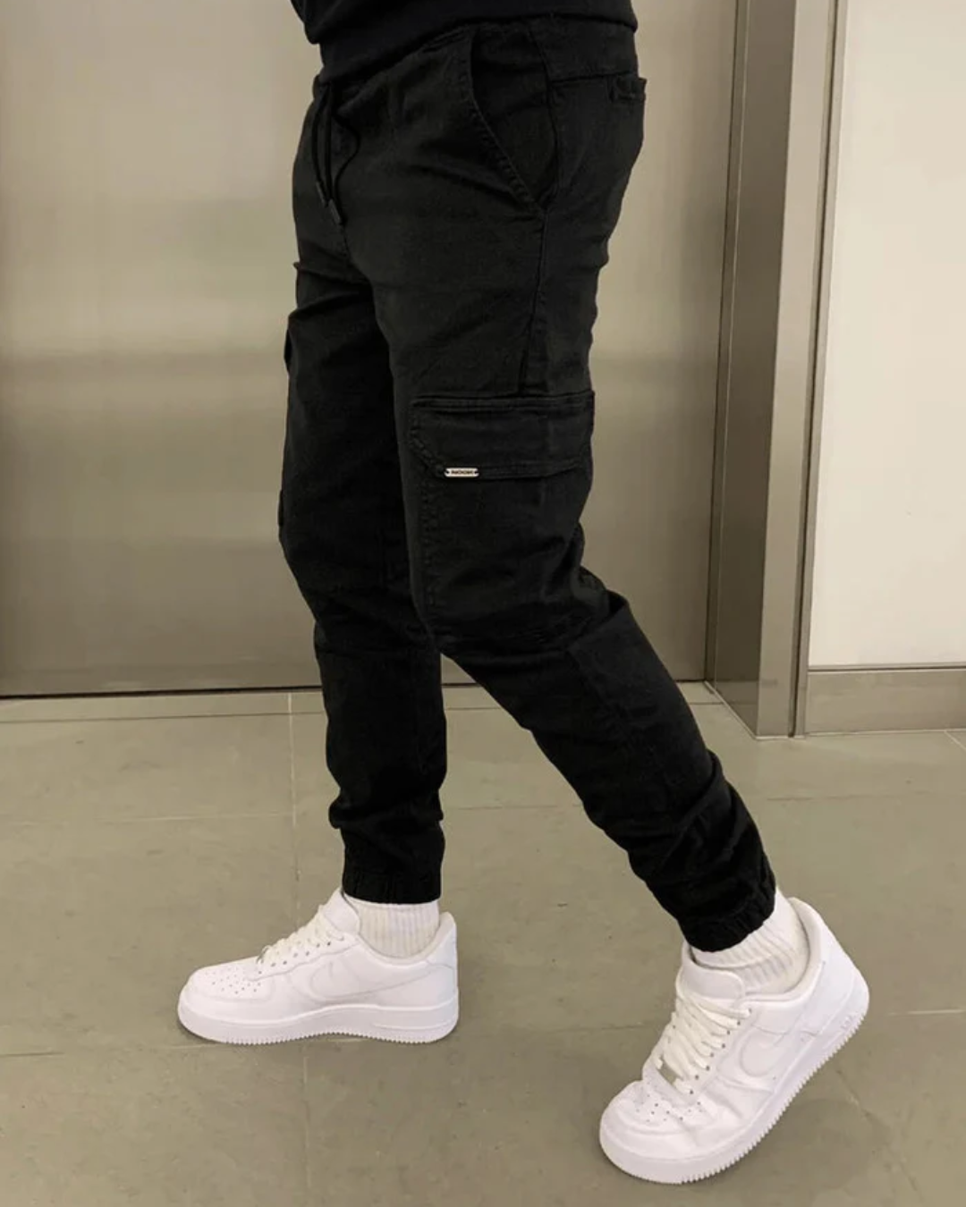 Pantalones Texas Cargo Tipo Jogger de Estilo Urbano
