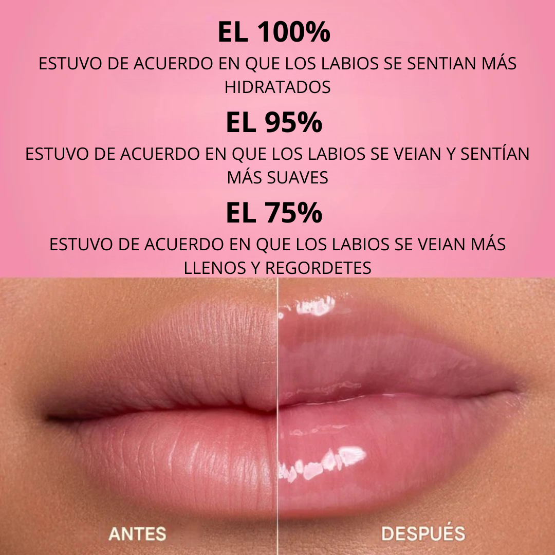 Gloss Labial Ultra Hidratante con Efecto Voluminizador (OFERTA 2X1)