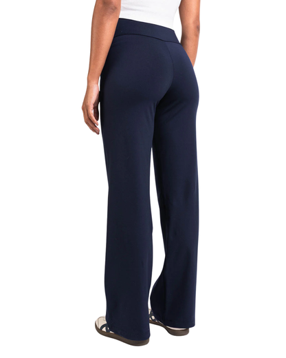 Pantalón de Corte Recto y Alta Elasticidad para Mujer