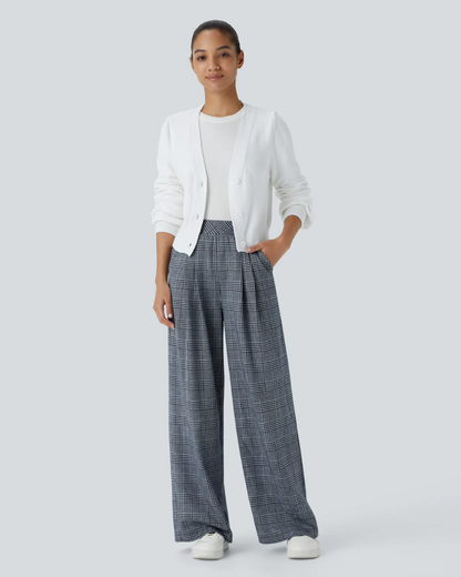 Pantalón de Pierna Ancha con Estampado para Mujer®