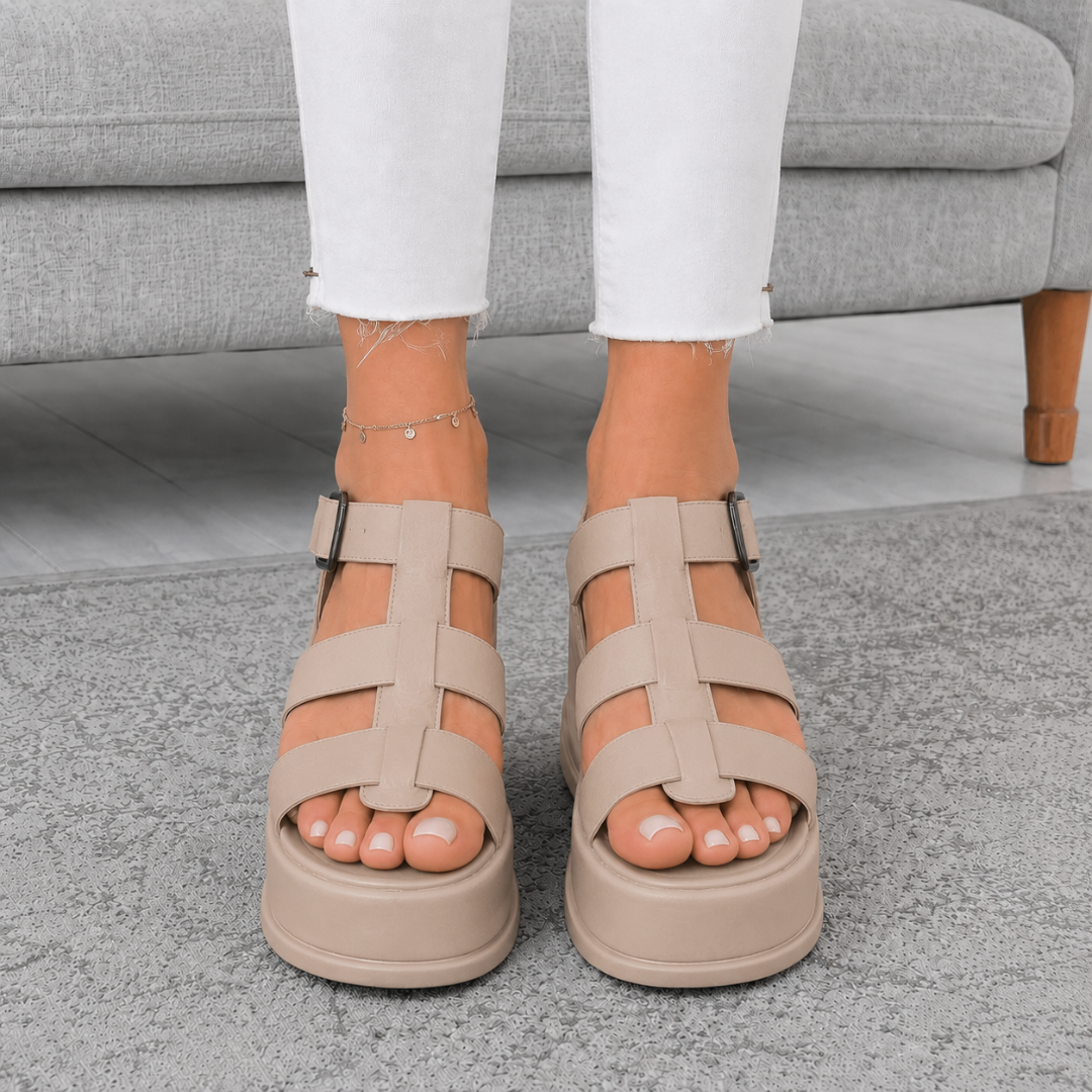 Sandalias con Estampado Animal®