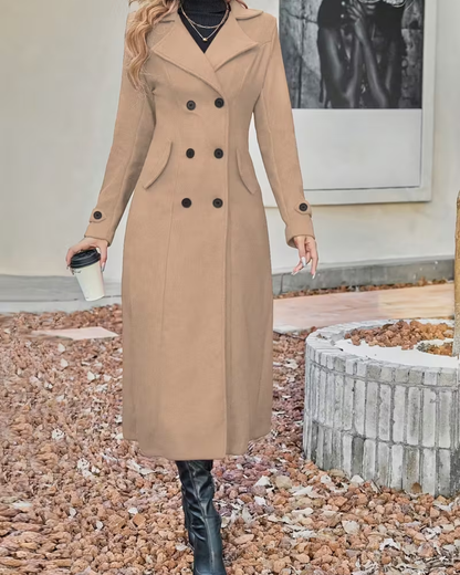Chaqueta Elegante con Cierre de Botones para Mujer