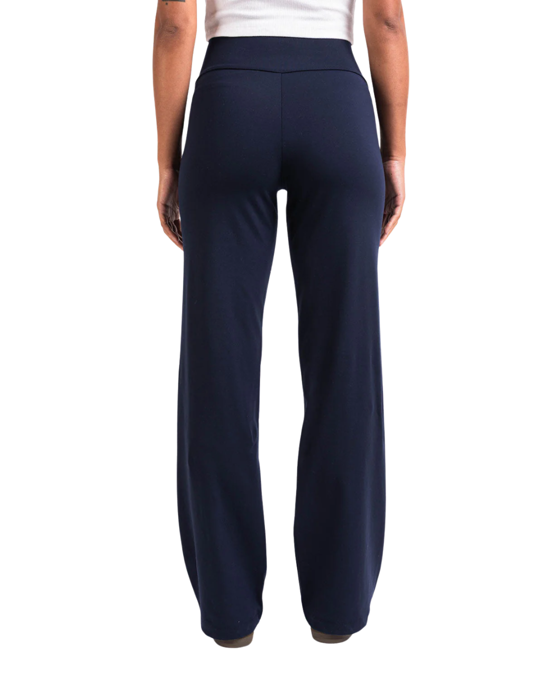 Pantalón de Corte Recto y Alta Elasticidad para Mujer