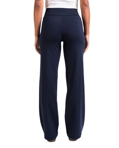 Pantalón de Corte Recto y Alta Elasticidad para Mujer