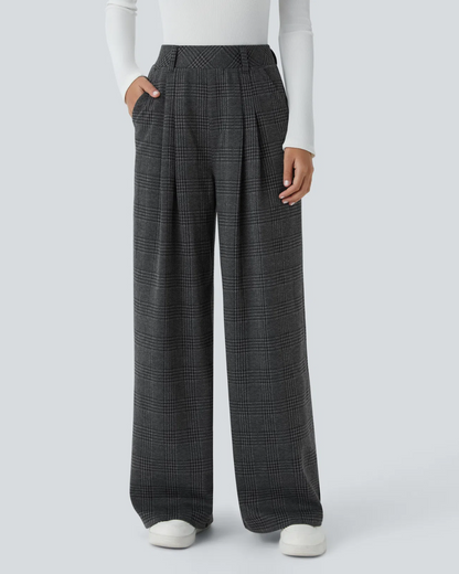Pantalón de Pierna Ancha con Estampado para Mujer®