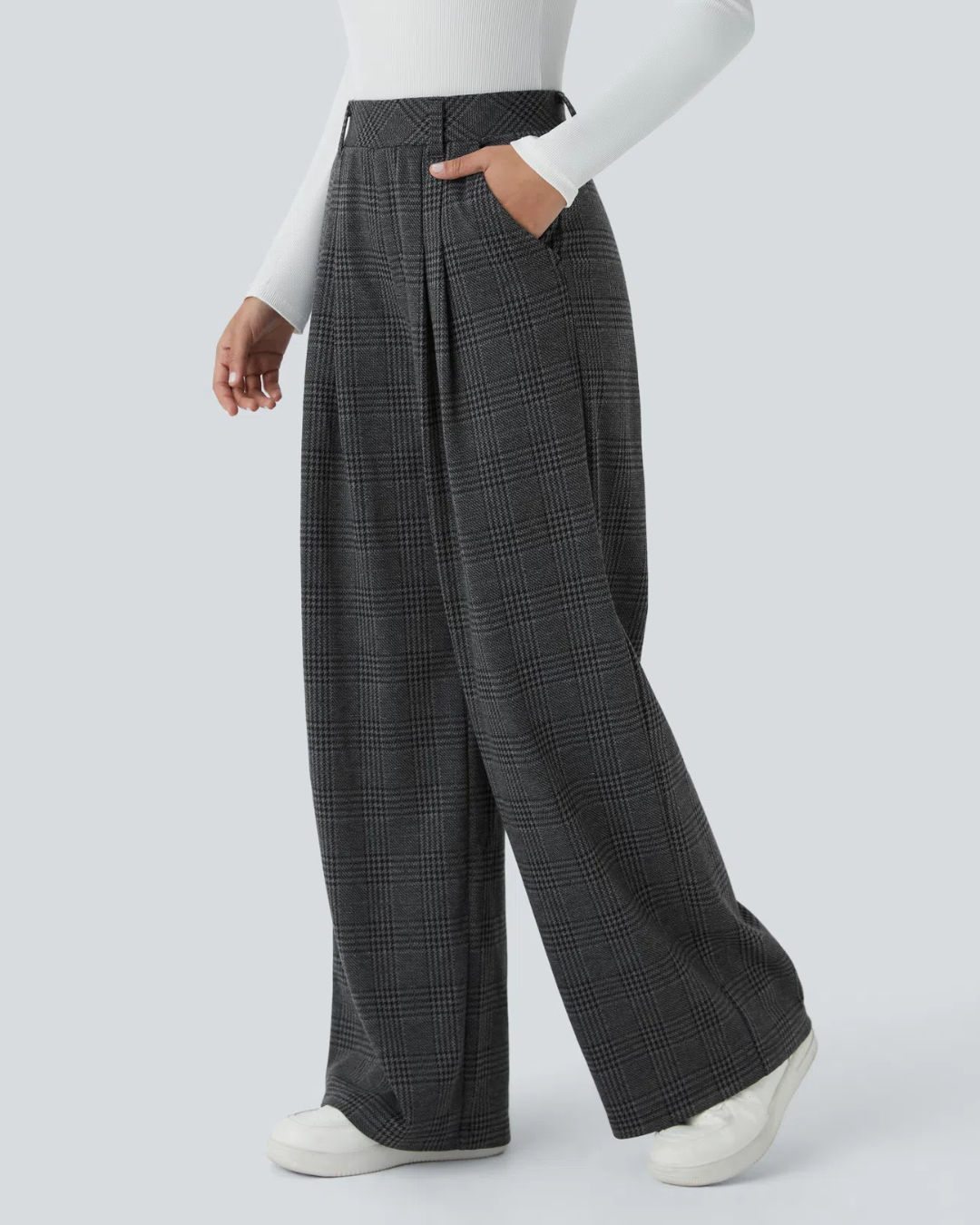 Pantalón de Pierna Ancha con Estampado para Mujer®