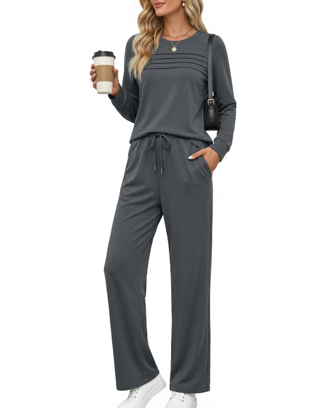 Conjunto de Suéter y Pantalón Casual®