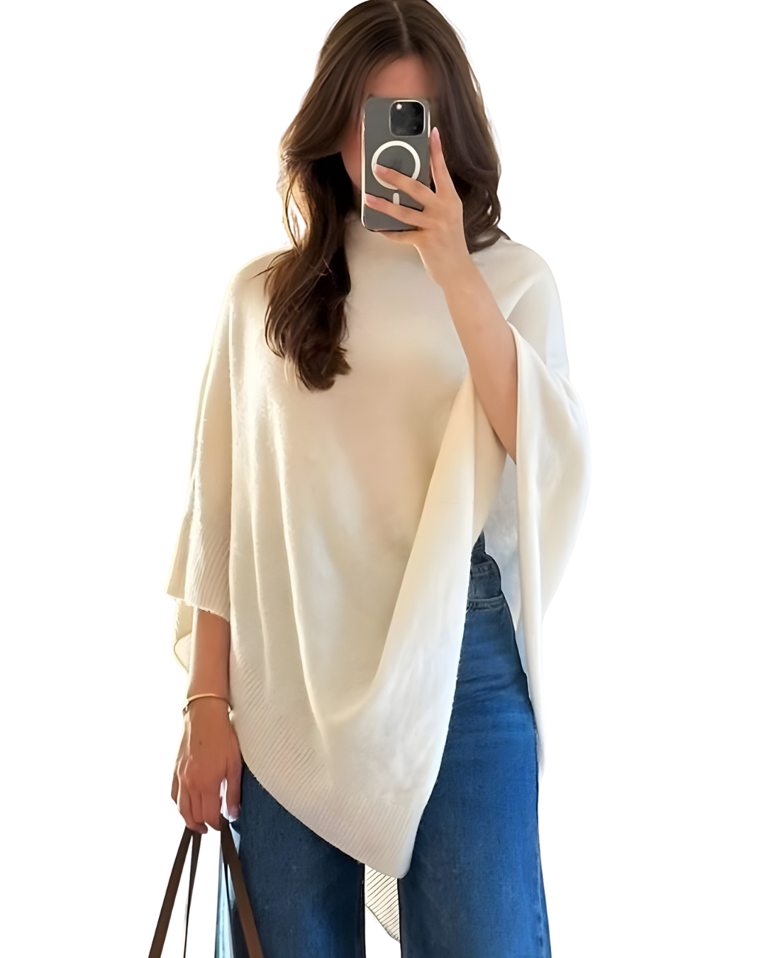 Top Tipo Chal de Punto Elegante y Cómodo para Mujer®