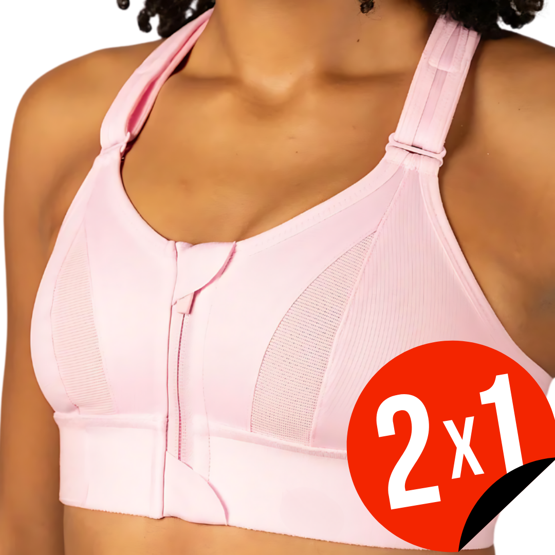 Sujetador Deportivo Ajustable de Alto Impacto con Abrochado Frontal (OFERTA 2X1)