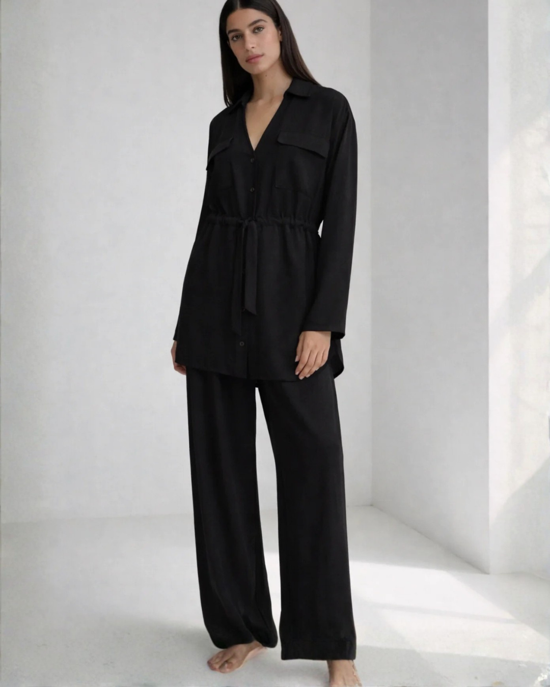 Conjunto de Dos Piezas con Silueta Estilizada para Mujer®