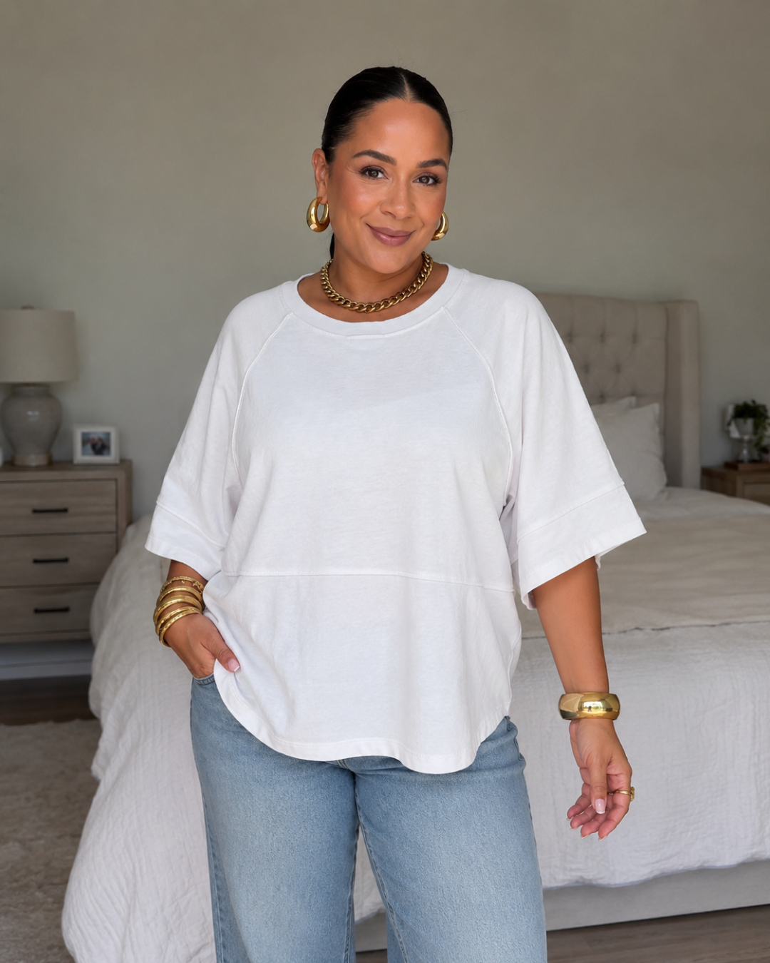 Blusa Oversize de Caída Suave y Estilo Relajado®