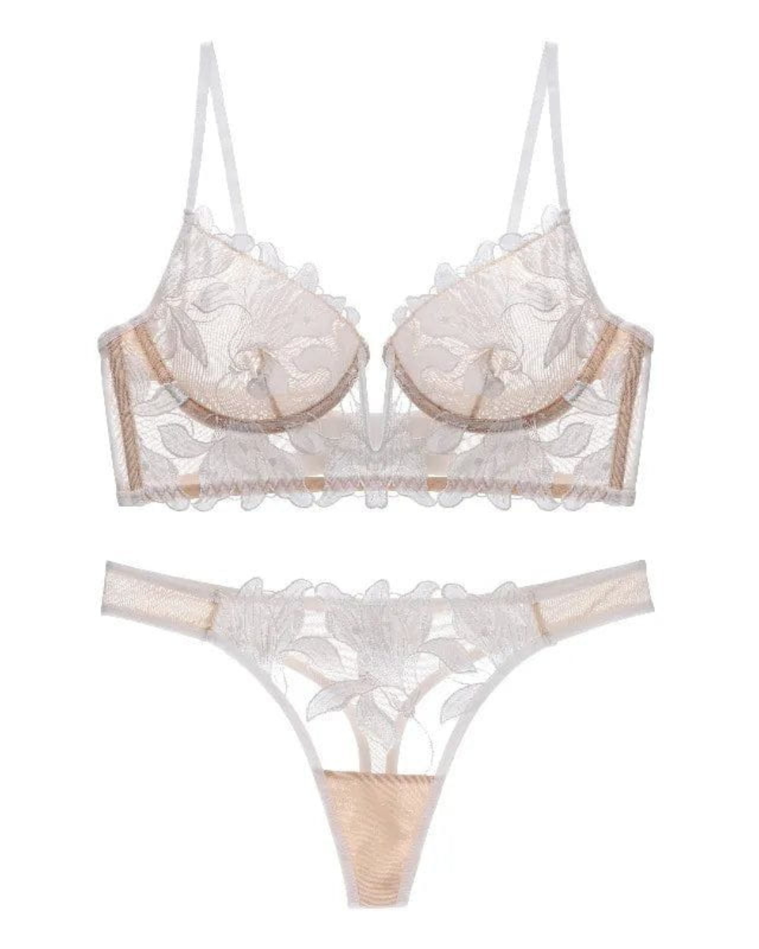 Conjunto de Lencería Jena en Encaje Floral