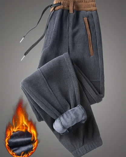 Pantalón Jogger Informal con Forro Polar