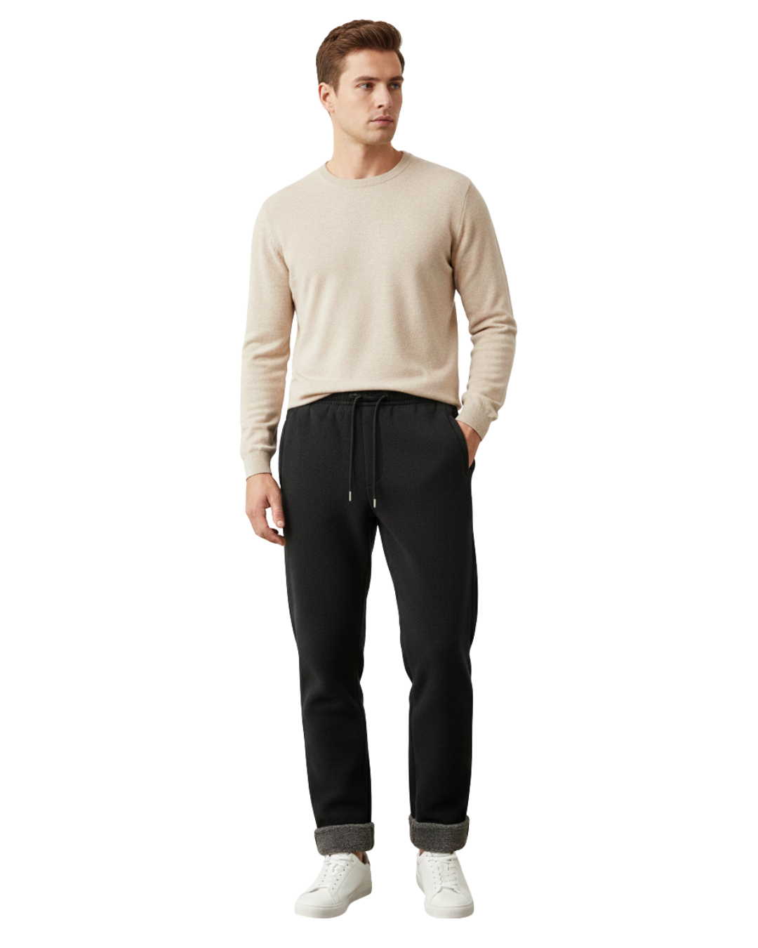 Pantalón térmico de forro suave para hombre®