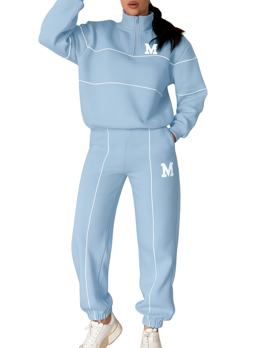 Conjunto Casual de Sudadera y Pantalón para Mujer