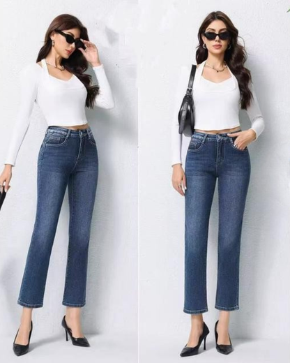 Pantalón recto con faja integrada y efecto moldeador para mujer®