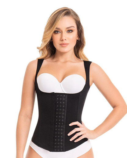 Camiseta moldeadora con espalda cubierta y tirantes anchos®