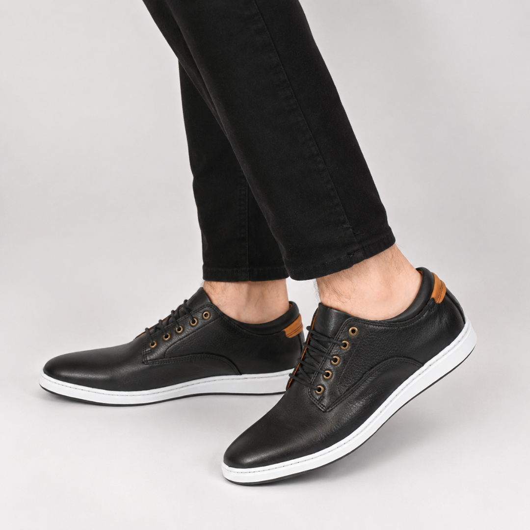 Zapato Clásico de Cuero Liso
