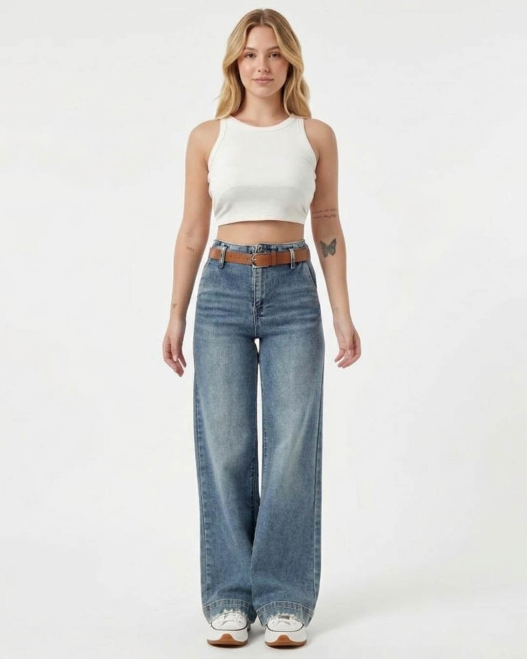 Pantalón Vaquero Alto y Confort Premium