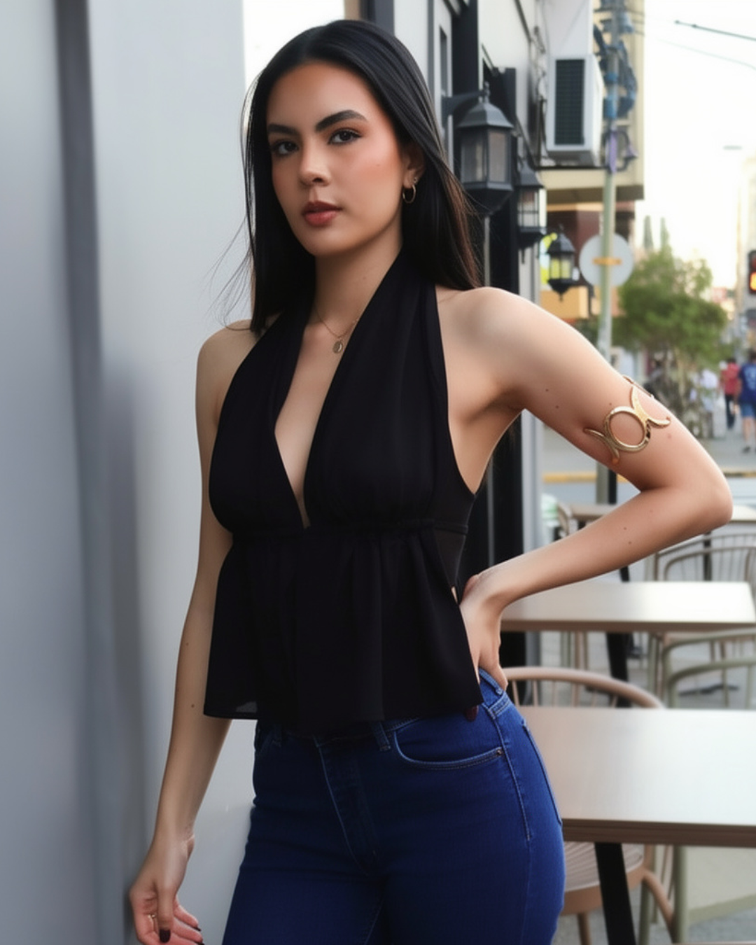 Blusa Halter Milano