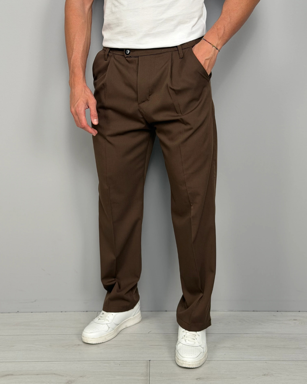Pantalón Ancho y Comodidad Urbana Para Hombre