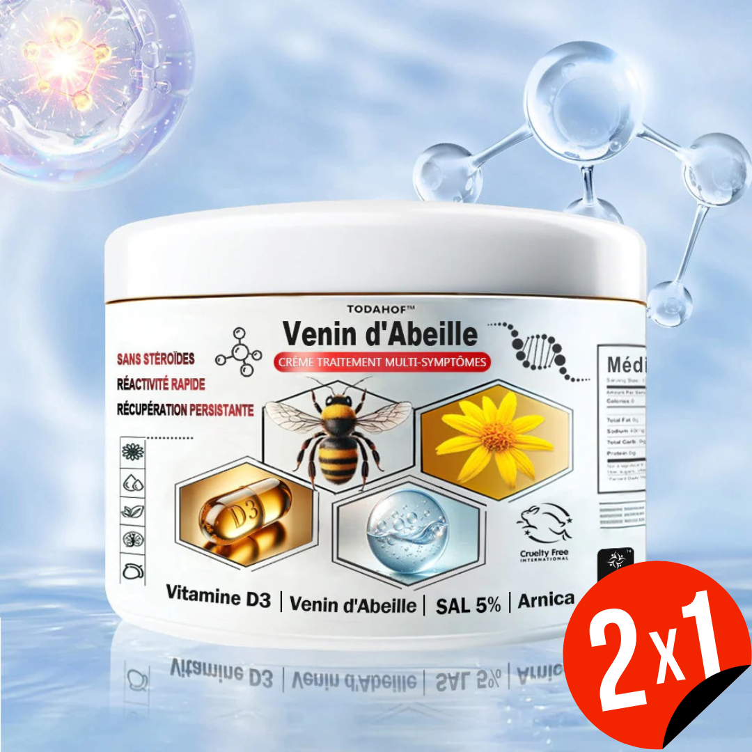 Crema Antiinflamatoria Multisíntomas con Veneno de Abeja (OFERTA 2X1)
