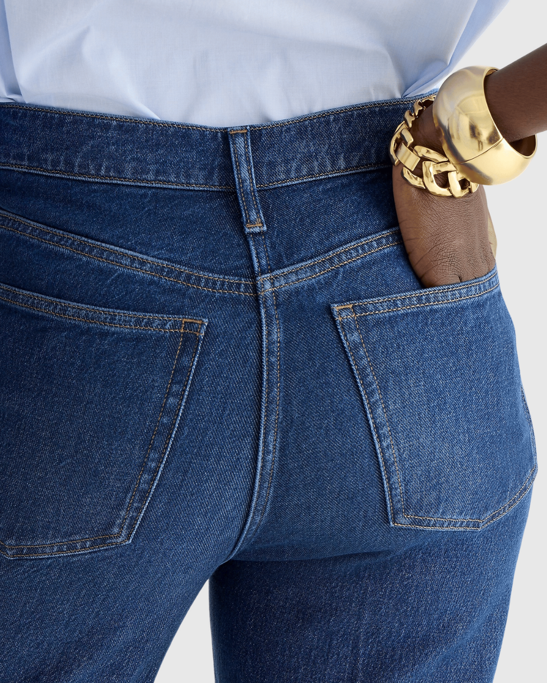 Pantalón de Cintura Alta y Corte Ancho