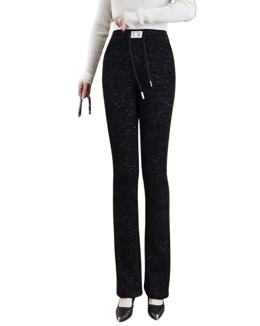 Pantalones térmicos evasé para mujer