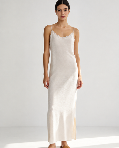 Vestido Largo Lencero Elegante®