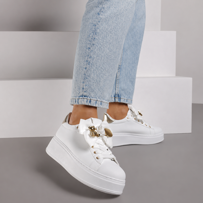 Zapatillas de Plataforma con Lazo Decorativo®